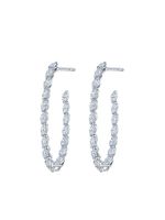 KWIAT boucles d'oreilles en or blanc 18ct ornées de diamants - Argent