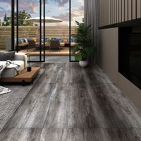 Vloerplanken zelfklevend 4,46 m 3 mm PVC gestreept houtkleurig