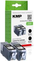 KMP Inktcartridge vervangt Canon PGI-525PGBK, CLI-526C, CLI-526M, CLI-526Y Compatibel 2-pack Zwart C81D 1513,0021 - thumbnail