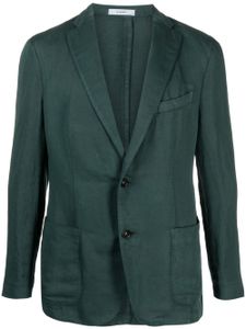 Boglioli slim-cut single-breasted blazer - Vert