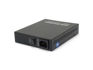 LevelOne FVM-1000 netwerk media converter 100 Mbit/s Zwart