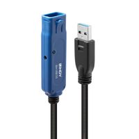 Lindy 43362 USB-kabel 30 m USB 3.2 Gen 1 (3.1 Gen 1) USB A Zwart, Blauw - thumbnail