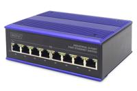 ASSMANN Electronic DN-650106 netwerk-switch Fast Ethernet (10/100) Zwart, Blauw