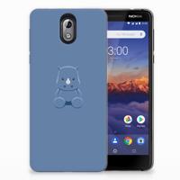 Nokia 3.1 (2018) Telefoonhoesje met Naam Baby Rhino