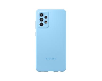 Silicone Cover EF-PA725 - Achterzijde behuizing voor mobiele telefoon - silicone - blauw - voor Galaxy A72