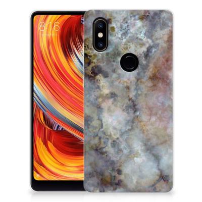 Xiaomi Mi Mix 2s TPU Siliconen Hoesje Marmer Grijs Xiaomi Mi Mix 2s TPU Siliconen Hoesje Marmer Grijs