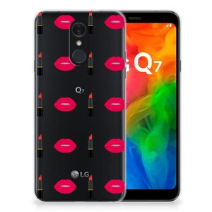 LG Q7 TPU bumper Lipstick Kiss