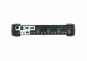 ATEN CS1924M KVM-switch 4 poorten DisplayPort, HDMI Muis, Toetsenbord, USB 4096 x 2160 Pixel