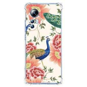 Case Anti-shock voor Xiaomi 12 Lite Pink Peacock