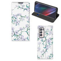 OPPO Find X3 Neo Uniek Smart Cover Blossom White - thumbnail