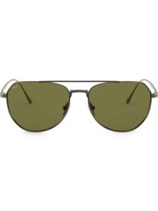 Persol lunettes de soleil à monture aviateur oversize - Gris