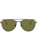 Persol lunettes de soleil à monture aviateur oversize - Gris