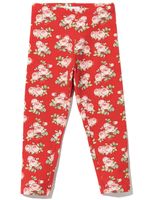 Monnalisa legging à fleurs - Rouge