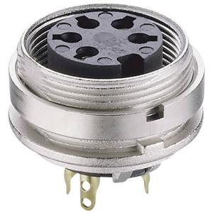 Lumberg KGV 60 DIN-connector Bus, inbouw verticaal Aantal polen: 6 Zilver 1 stuk(s)