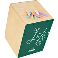 Nino Percussion NINO951DG 15 inch kinder cajon met krijtbord - thumbnail