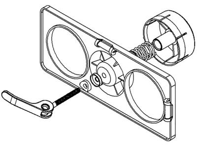 PRIMO P102 Boorsjabloon hollewanddoos 1 stuk(s)