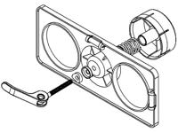 PRIMO P102 Boorsjabloon hollewanddoos 1 stuk(s)