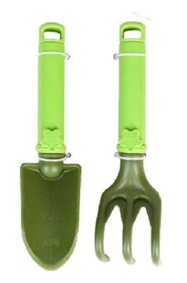 Esschert Design tuingereedschap 22 cm junior groen 2-delig