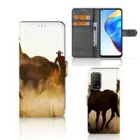 Xiaomi Mi 10T Pro | Mi 10T Telefoonhoesje met Pasjes Design Cowboy - thumbnail