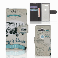 Sony Xperia XZ2 Compact Telefoonhoesje met foto Retro VW Bus