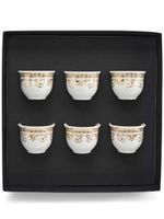 Versace lot de six tasses à expresso Medusa Gala - Blanc - thumbnail