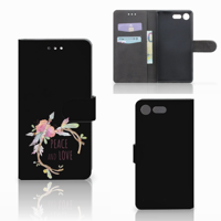 Sony Xperia XZ Premium Leuk Hoesje Boho Text