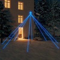 VidaXL Kerstboomverlichting met 800 LED&apos;s binnen en buiten 5 m blauw - thumbnail