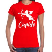 Cupido liefde Valentijn verkleed t-shirt rood voor dames