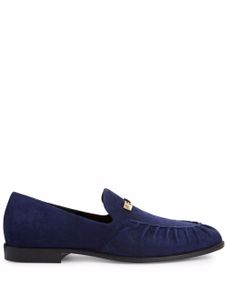 Giuseppe Zanotti mocassins Jareth en daim - Bleu