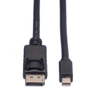 ROLINE 11.04.5638 DisplayPort kabel 1,5 m Mini DisplayPort Zwart - thumbnail