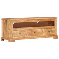 Tv-meubel 110x30x40 cm massief acaciahout bruin