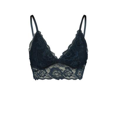 America Today kanten bralette donkerblauw