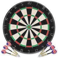 VidaXL Dartbord professioneel met 6 darts sisal