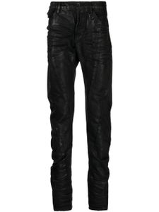 Julius pantalon Seamed en coton à coupe skinny - Noir