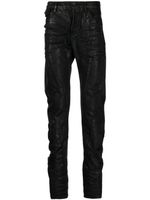 Julius pantalon Seamed en coton à coupe skinny - Noir