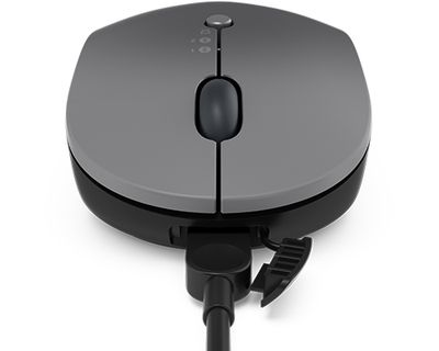 Lenovo Go Multi-Device muis Kantoor Ambidextrous RF-draadloos + Bluetooth Optisch 2400 DPI