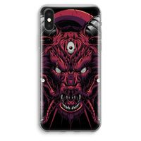 Hell Hound and Serpents: iPhone XS Max Transparant Hoesje - thumbnail