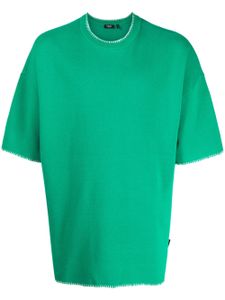 FIVE CM t-shirt à coutures contrastantes - Vert