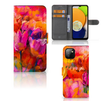 Hoesje Samsung Galaxy A03 Tulips