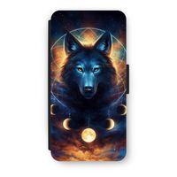 Wolf Dreamcatcher: iPhone 8 Flip Hoesje - thumbnail