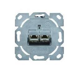 Telegärtner J00020A0510 Netwerkdoos Inbouw (in muur) Inzet CAT 6A 2 poorten
