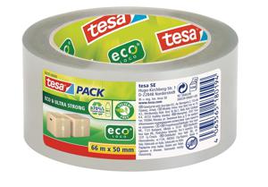 tesa ECO & ULTRA STRONG 58297-00000-00 Pakband Transparant (l x b) 66 m x 50 mm 1 stuk(s)