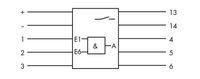 WAGO 286-826 AND-gate blok 24 V/DC 1x NO 1 stuk(s) - thumbnail