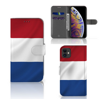 Apple iPhone 11 Bookstyle Case Nederlandse Vlag - thumbnail