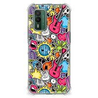 Nokia XR21 Anti Shock Bumper Case Punk Rock