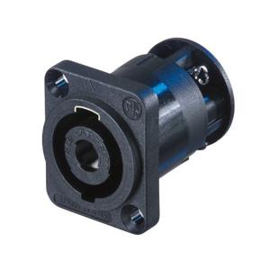 Neutrik NL4MP-ST Luidsprekerconnector Flensbus, contacten recht Aantal polen: 4 Zwart 1 stuk(s)