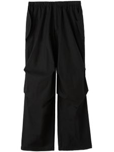 Jil Sander pantalon plissé à coupe ample - Noir