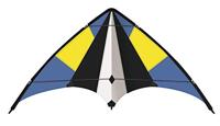 GÜNTHER FLUGSPIELE 1074 - Sportvlieger Sky Move 160, vlieger voor beginners, zeil van scheurvast ripstop polyester, robuuste glasvezelstokken, met stuurwielen en handleiding, ca. 160 x 69 cm groot