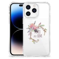 Apple iPhone 14 Pro Max Stevig Bumper Hoesje Boho Text