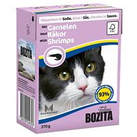 Bozita Cat Tetra Recard Häppchen in Soße Garnelen 370 g